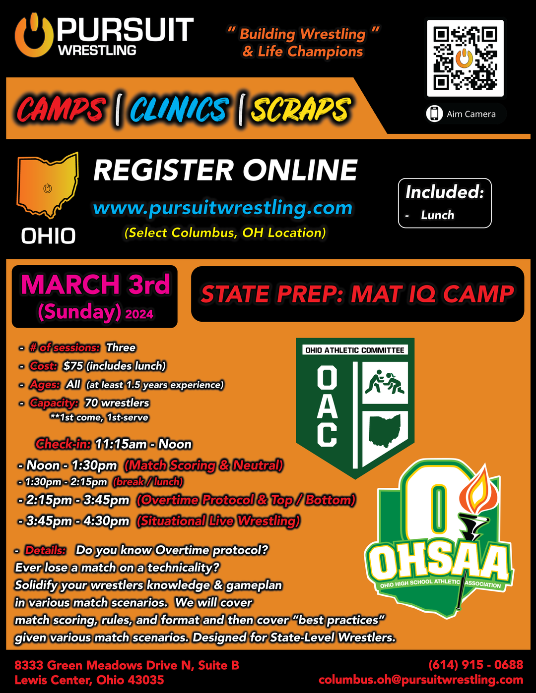 State Prep Mat IQ Camp | March 3rd, 2024 (Sunday)