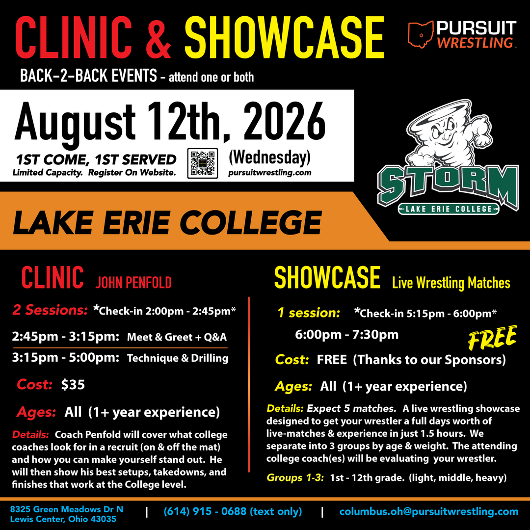 Clinic + Free Showcase | August 12th, 2026 (Wednesday)