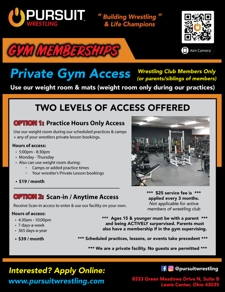 -Gym Membership Setup
