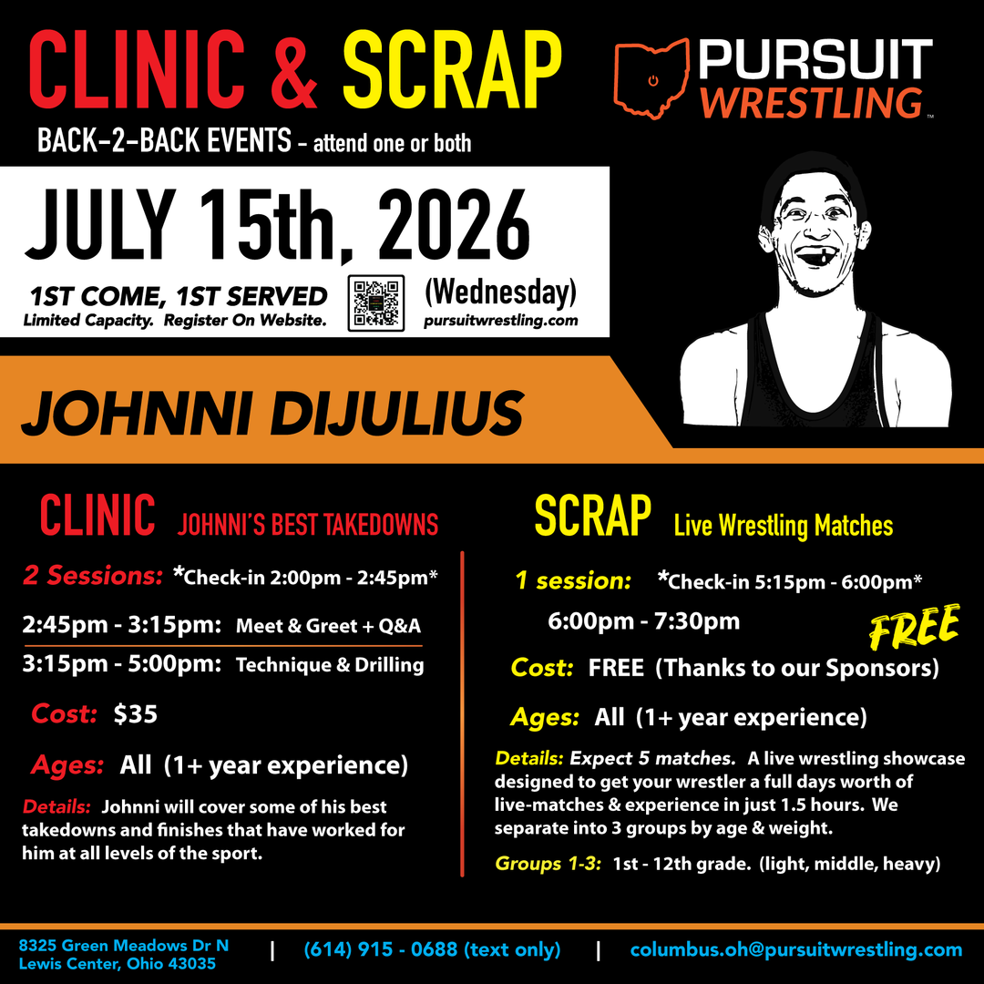 Clinic + Free Scrap | July 15th, 2026 (Wednesday)