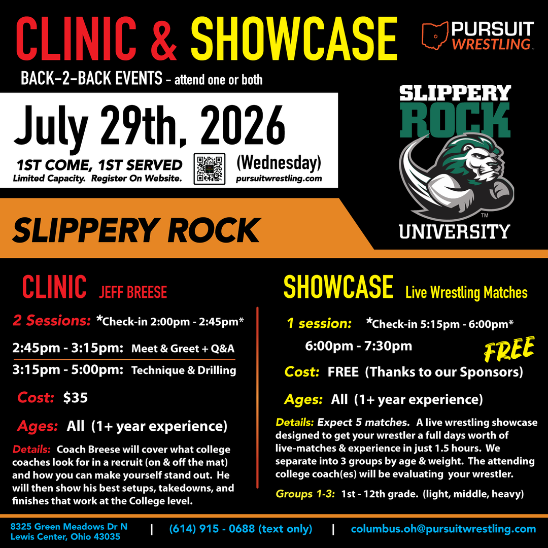 Clinic + Free Showcase | July 29th, 2026 (Wednesday)
