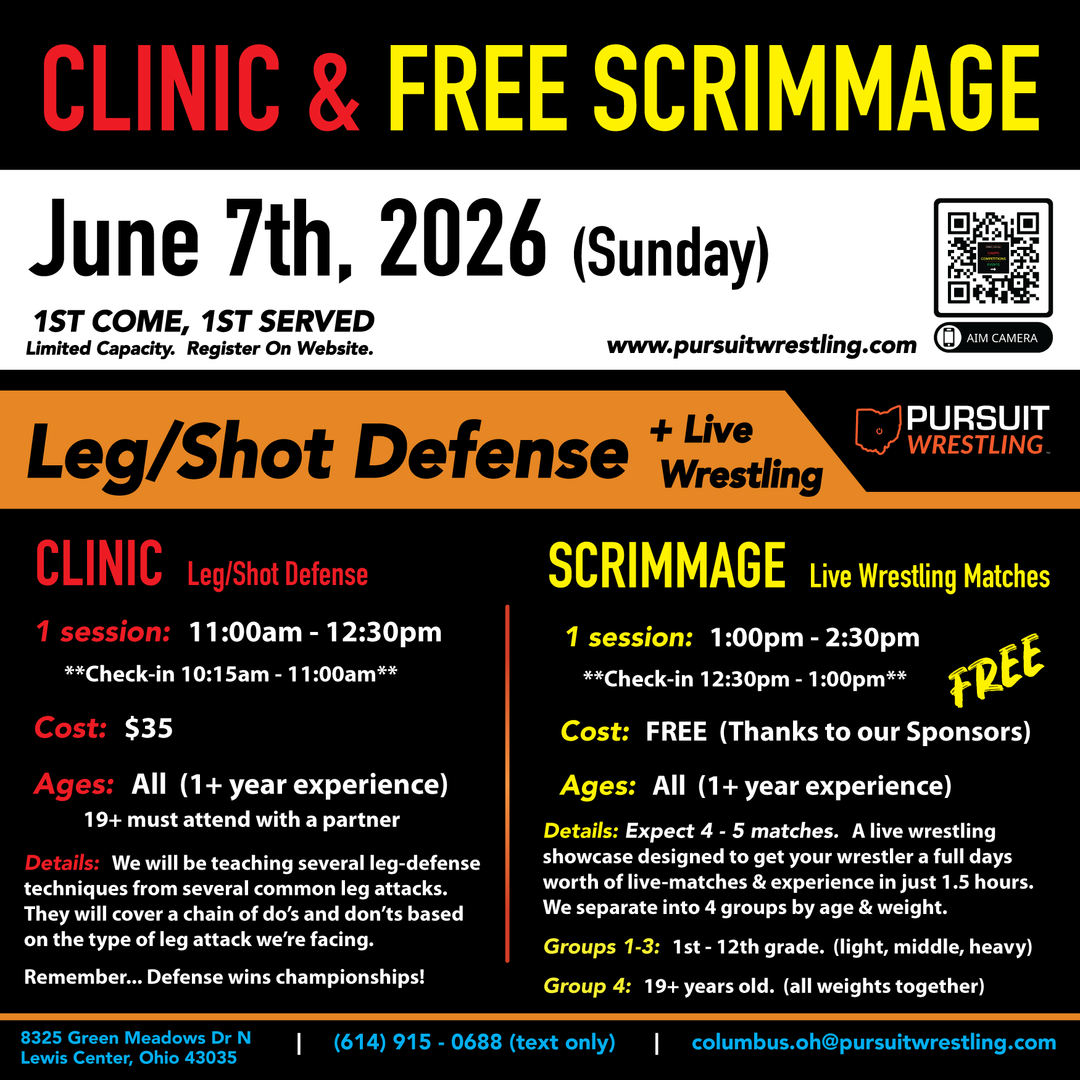 Clinic + Free Scrimmage: | June 7th, 2026 (Sunday)