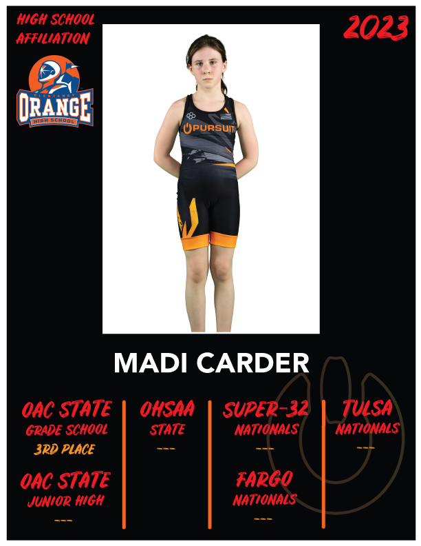 HoF | Madi Carder