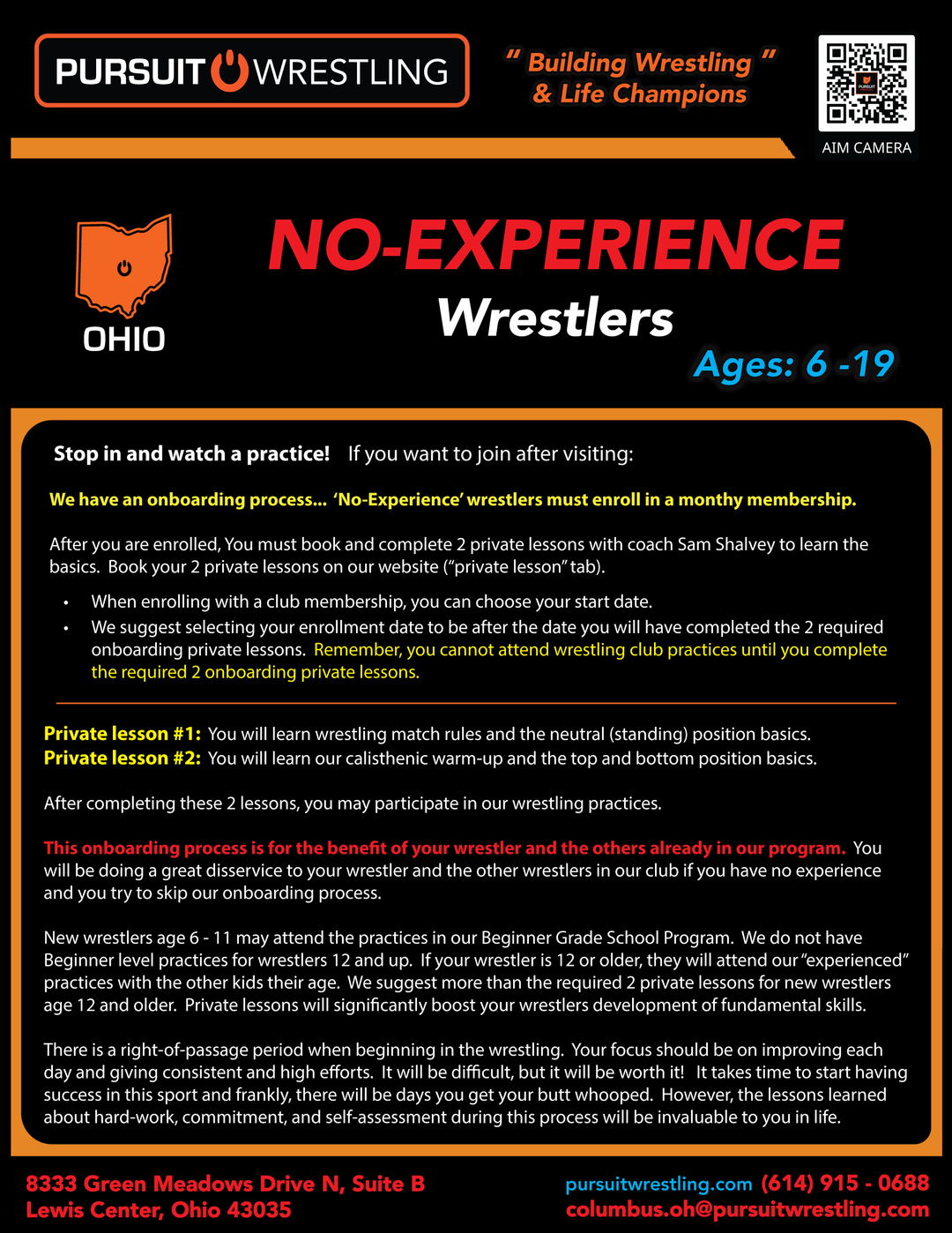 ◆ High School Wrestling Club