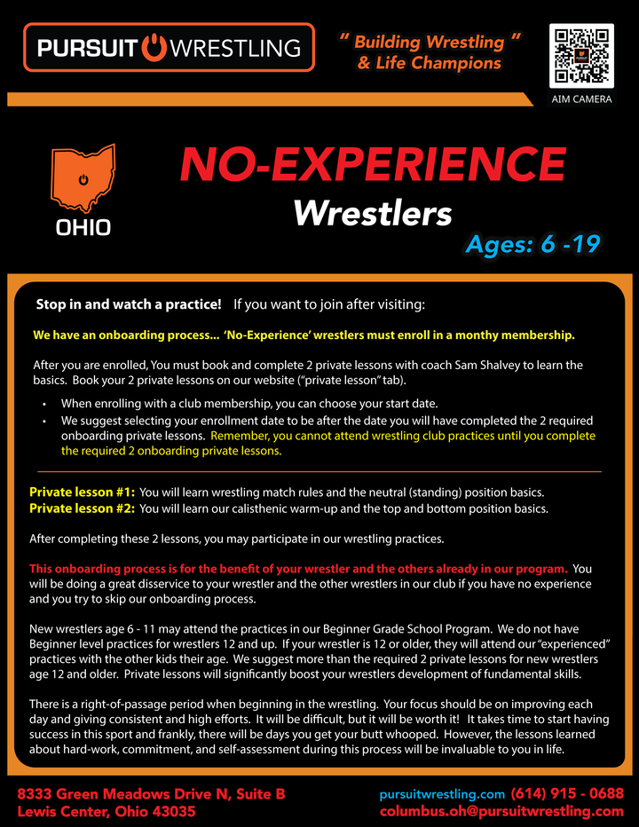 ◆ High School Wrestling Club