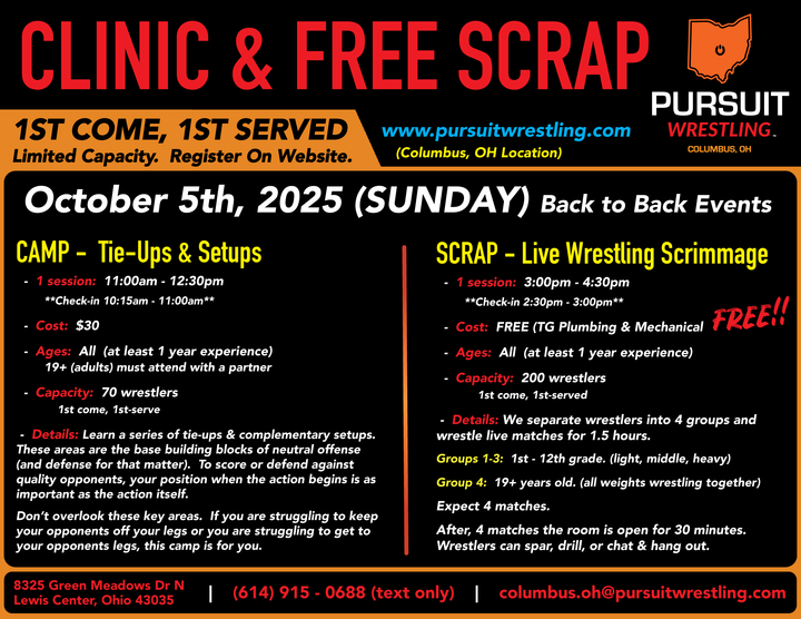 Clinic + Free Scrap | October 5th (Sunday)