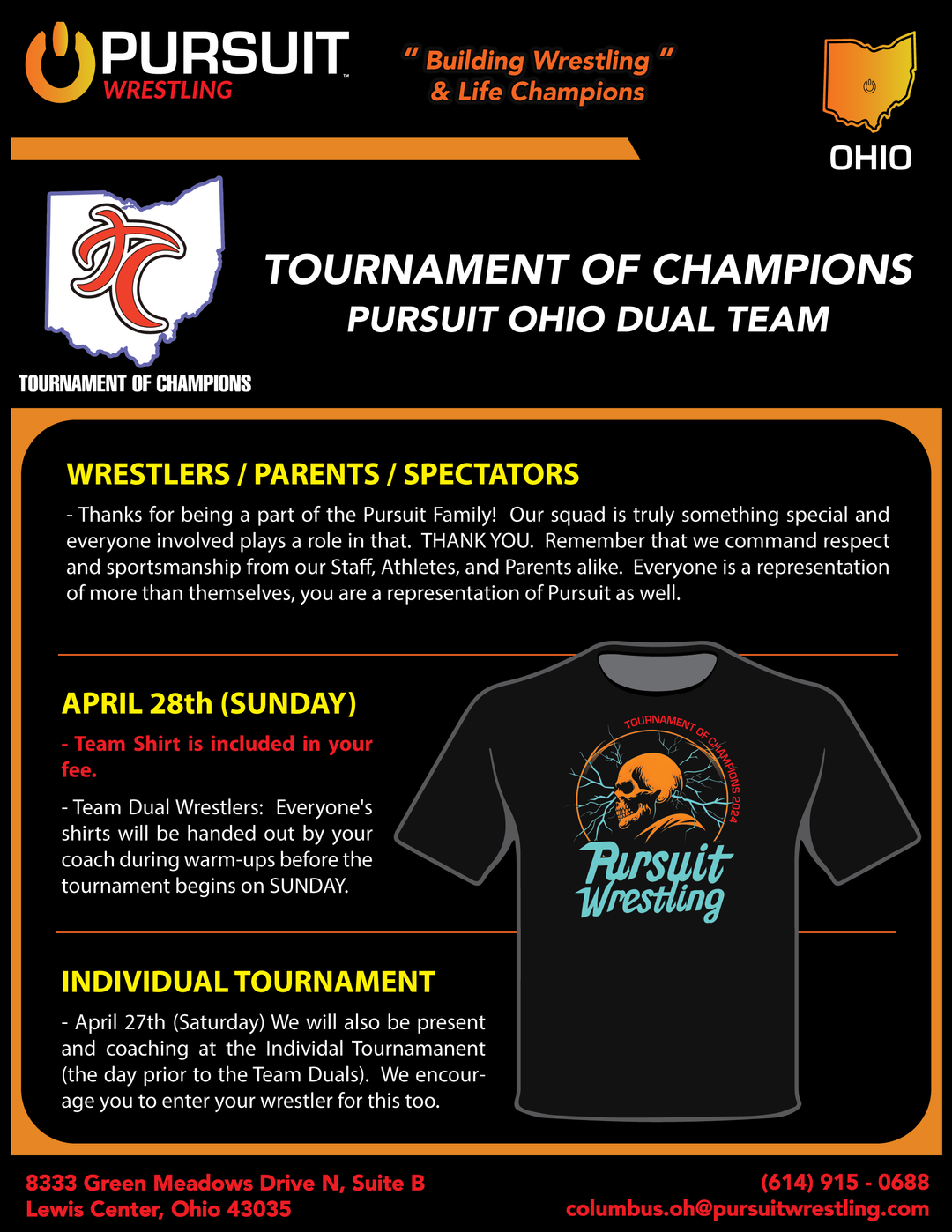 Tournament of Champions | Team Duals |  April 28th, 2024 | 5 Teams